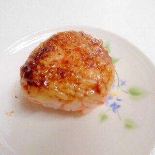 北海道　鮭の焼肉風焼きおにぎり